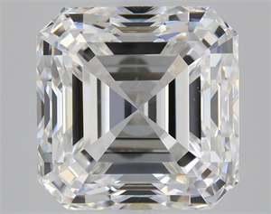Foto Diamante Natural 3.01 quilates, Asscher , Color E, claridad VS2 y certificado GIA de