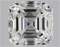 Natural Diamond 3.01 Carats, Asscher with  Cut, E Color, VS2 Clarity and Certified by GIA