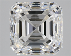 Picture of Natural Diamond 3.01 Carats, Asscher with  Cut, E Color, VS2 Clarity and Certified by GIA
