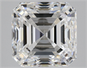 Natural Diamond 3.01 Carats, Asscher with  Cut, E Color, VS2 Clarity and Certified by GIA