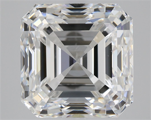 Picture of Natural Diamond 3.01 Carats, Asscher with  Cut, E Color, VS2 Clarity and Certified by GIA