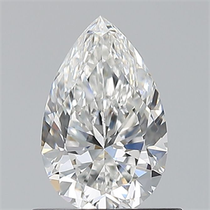 Picture of Natural Diamond 0.70 Carats, Pear with  Cut, F Color, IF Clarity and Certified by GIA