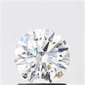 Lab Grown Diamond 1.11 Carats, Round with Ideal Cut, D Color, VVS2 Clarity and Certified by IGI