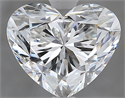Natural Diamond 2.01 Carats, Heart with  Cut, G Color, VS1 Clarity and Certified by GIA
