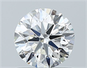 Natural Diamond 0.70 Carats, Round with Excellent Cut, G Color, VS2 Clarity and Certified by GIA