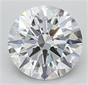 Lab Grown Diamond 4.26 Carats, Round with Ideal Cut, E Color, VVS1 Clarity and Certified by IGI