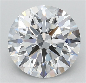 Picture of Lab Grown Diamond 4.26 Carats, Round with Ideal Cut, E Color, VVS1 Clarity and Certified by IGI
