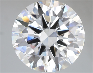Picture of Lab Grown Diamond 6.02 Carats, Round with Excellent Cut, E Color, VVS2 Clarity and Certified by IGI