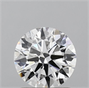 Lab Grown Diamond 1.26 Carats, Round with Ideal Cut, D Color, VVS2 Clarity and Certified by IGI