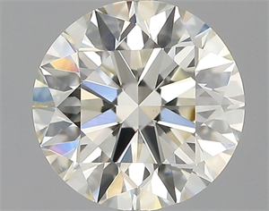 Picture of Natural Diamond 0.70 Carats, Round with Excellent Cut, K Color, VS1 Clarity and Certified by GIA