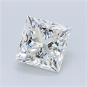 Diamante Natural 0.92 quilates, Princesa , Color I, claridad VS2 y certificado GIA