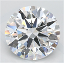 Lab Grown Diamond 3.01 Carats, Round with Excellent Cut, D Color, VVS2 Clarity and Certified by GIA