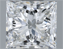 Natural Diamond 1.00 Carats, Princess with  Cut, G Color, VS2 Clarity and Certified by GIA