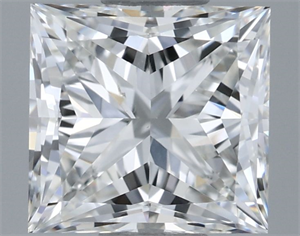 Picture of Natural Diamond 1.00 Carats, Princess with  Cut, G Color, VS2 Clarity and Certified by GIA