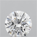 Lab Grown Diamond 1.72 Carats, Round with Ideal Cut, D Color, VVS2 Clarity and Certified by IGI