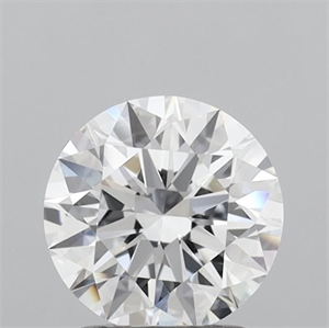 Picture of Lab Grown Diamond 1.72 Carats, Round with Ideal Cut, D Color, VVS2 Clarity and Certified by IGI
