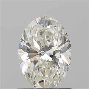 Picture of Natural Diamond 1.01 Carats, Oval with  Cut, J Color, SI1 Clarity and Certified by GIA