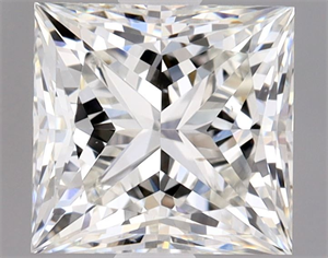 Foto Diamante Natural 1.01 quilates, Princesa , Color I, claridad VS2 y certificado GIA de