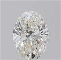 Natural Diamond 1.20 Carats, Oval with  Cut, H Color, VS2 Clarity and Certified by GIA