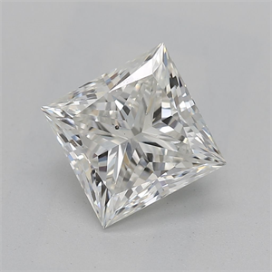 Picture of Natural Diamond 1.32 Carats, Princess with  Cut, I Color, SI1 Clarity and Certified by GIA