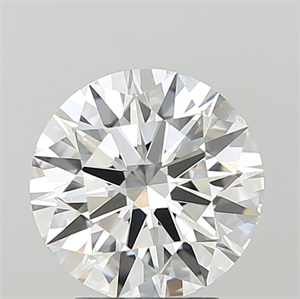 Picture of Lab Grown Diamond 3.09 Carats, Round with Ideal Cut, F Color, VVS2 Clarity and Certified by IGI