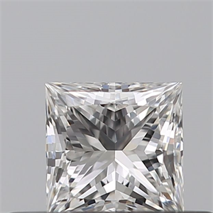Picture of Natural Diamond 0.34 Carats, Princess with  Cut, E Color, VVS2 Clarity and Certified by GIA