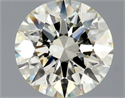 Natural Diamond 2.01 Carats, Round with Excellent Cut, L Color, VVS1 Clarity and Certified by GIA