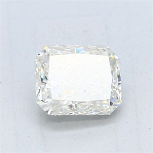 Picture of Natural Diamond 0.84 Carats, Radiant with  Cut, K Color, SI1 Clarity and Certified by GIA