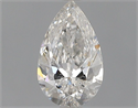 Diamante Natural 0.51 quilates, De pera , Color F, claridad SI2 y certificado GIA