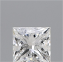 Natural Diamond 0.38 Carats, Princess with  Cut, G Color, VS1 Clarity and Certified by GIA