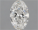 Natural Diamond 0.71 Carats, Oval with  Cut, E Color, VS1 Clarity and Certified by GIA