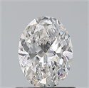 Diamante Natural 0.80 quilates, Ovalado , Color F, claridad VVS1 y certificado GIA