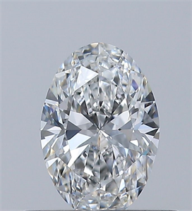 Picture of Natural Diamond 0.40 Carats, Oval with  Cut, E Color, VVS1 Clarity and Certified by GIA
