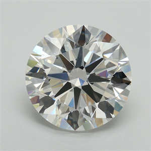 Picture of Lab Grown Diamond 6.06 Carats, Round with Ideal Cut, F Color, VVS2 Clarity and Certified by IGI