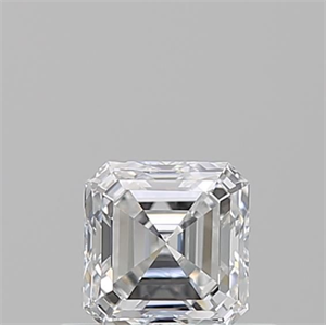 Picture of Natural Diamond 0.50 Carats, Asscher with  Cut, D Color, SI1 Clarity and Certified by GIA