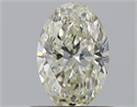 Diamante Natural 0.73 quilates, Ovalado , Color K, claridad IF y certificado GIA