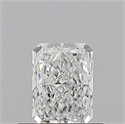 Natural Diamond 0.54 Carats, Radiant with  Cut, E Color, VVS1 Clarity and Certified by GIA