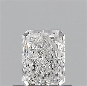 Picture of Natural Diamond 0.54 Carats, Radiant with  Cut, E Color, VVS1 Clarity and Certified by GIA
