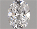 Natural Diamond 0.40 Carats, Oval with  Cut, E Color, VS2 Clarity and Certified by GIA