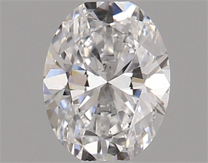 Picture of Natural Diamond 0.40 Carats, Oval with  Cut, E Color, VS2 Clarity and Certified by GIA