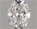 Natural Diamond 0.40 Carats, Oval with  Cut, E Color, VS2 Clarity and Certified by GIA