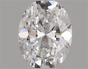 Picture of Natural Diamond 0.40 Carats, Oval with  Cut, E Color, VS2 Clarity and Certified by GIA