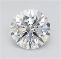 Del inventario de diamantes de laboratorio, 0.73 quilates, Redondo , Color D, claridad VVS2 y certificado IGI