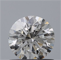 Natural Diamond 0.70 Carats, Round with Excellent Cut, F Color, VVS1 Clarity and Certified by GIA