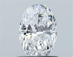 Picture of Natural Diamond 0.70 Carats, Oval with  Cut, D Color, SI1 Clarity and Certified by GIA