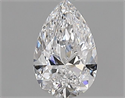 Natural Diamond 0.70 Carats, Pear with  Cut, D Color, SI1 Clarity and Certified by GIA