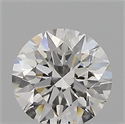 Natural Diamond 0.41 Carats, Round with Excellent Cut, G Color, IF Clarity and Certified by GIA