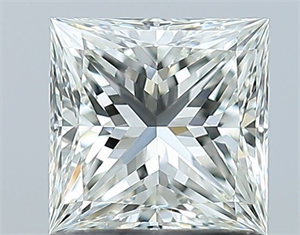 Picture of Natural Diamond 1.01 Carats, Princess with  Cut, I Color, VS2 Clarity and Certified by GIA