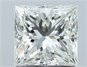 Natural Diamond 1.01 Carats, Princess with  Cut, I Color, VS2 Clarity and Certified by GIA