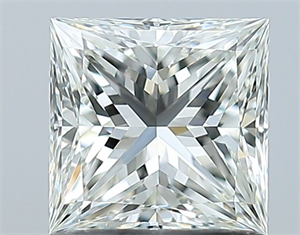 Picture of Natural Diamond 1.01 Carats, Princess with  Cut, I Color, VS2 Clarity and Certified by GIA